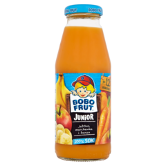 Bobo Frut Junior 100% sok jabłko marchewka i banan po 12 miesiącu