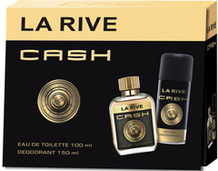 La Rive Cash Men - zestaw dezodorant+woda toaletowa