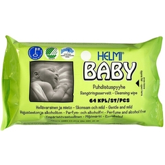 Helmi Baby Chusteczki nawilżane ekologiczne i hipoalergiczne