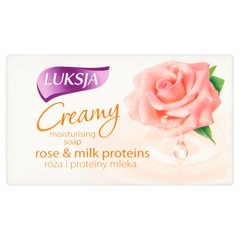 Luksja Creamy Róża i proteiny mleka Kremowe mydło