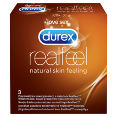 Durex Real Feel Prezerwatywy 3 sztuki