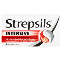Strepsils Intensive Tabletki do ssania 8 sztuk