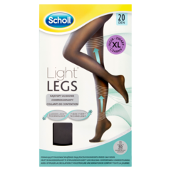 Scholl Light Legs Rajstopy uciskowe 20 DEN rozmiar XL czarne