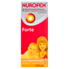 Nurofen Dla dzieci Forte o smaku pomarańczowym Zawiesina doustna