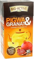 Big-Active Pigwa & Granat Herbata czarna z kawałkami owoców 40 g (20 torebek)